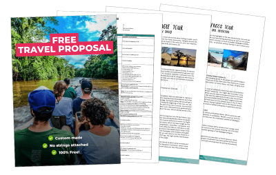 Free travel proposal mockup 2